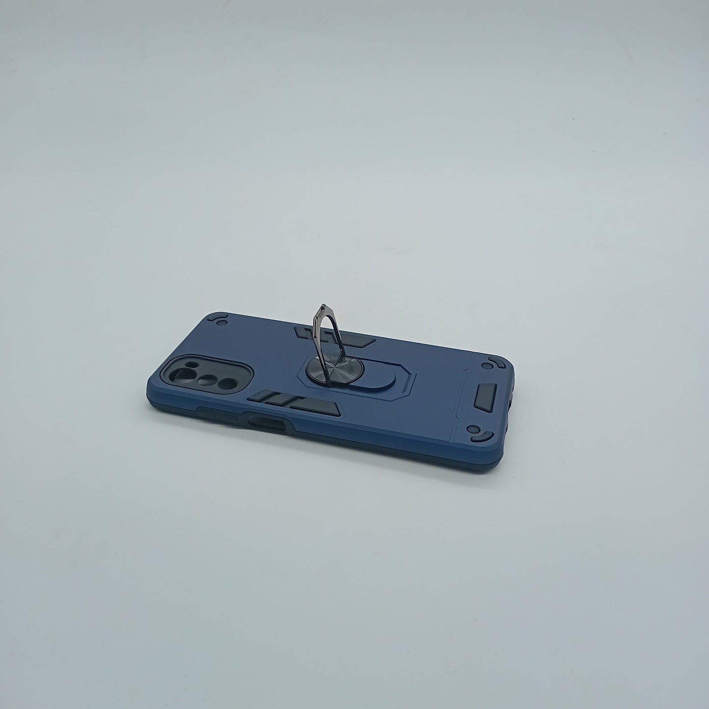 Motorola E32 Hard Case: Ring Holder, Shockproof Slim Cover
