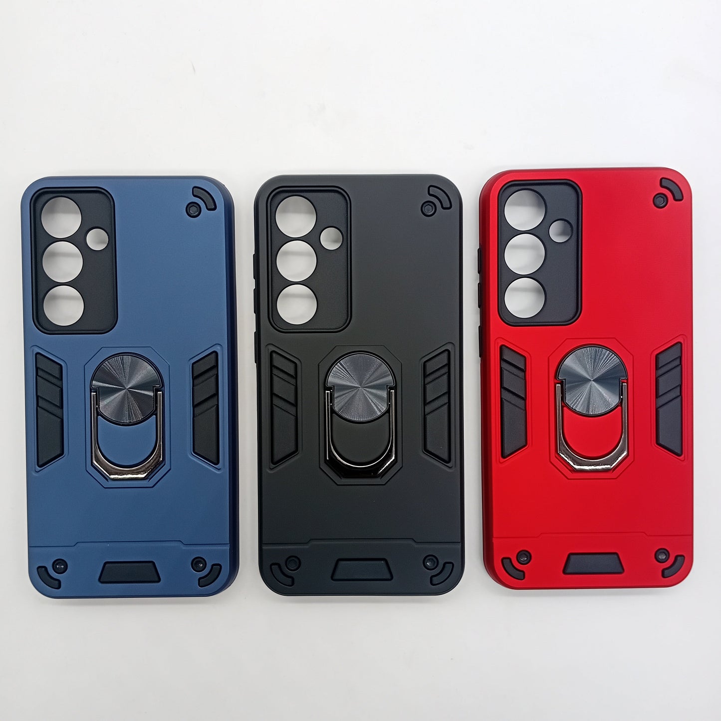 Samsung S24 FE Hard PC Shockproof Case with Ring Holder