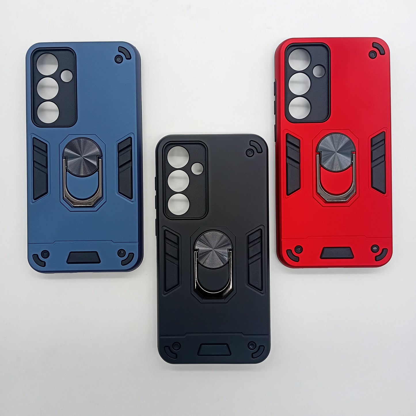 Samsung S24 FE Hard PC Shockproof Case with Ring Holder