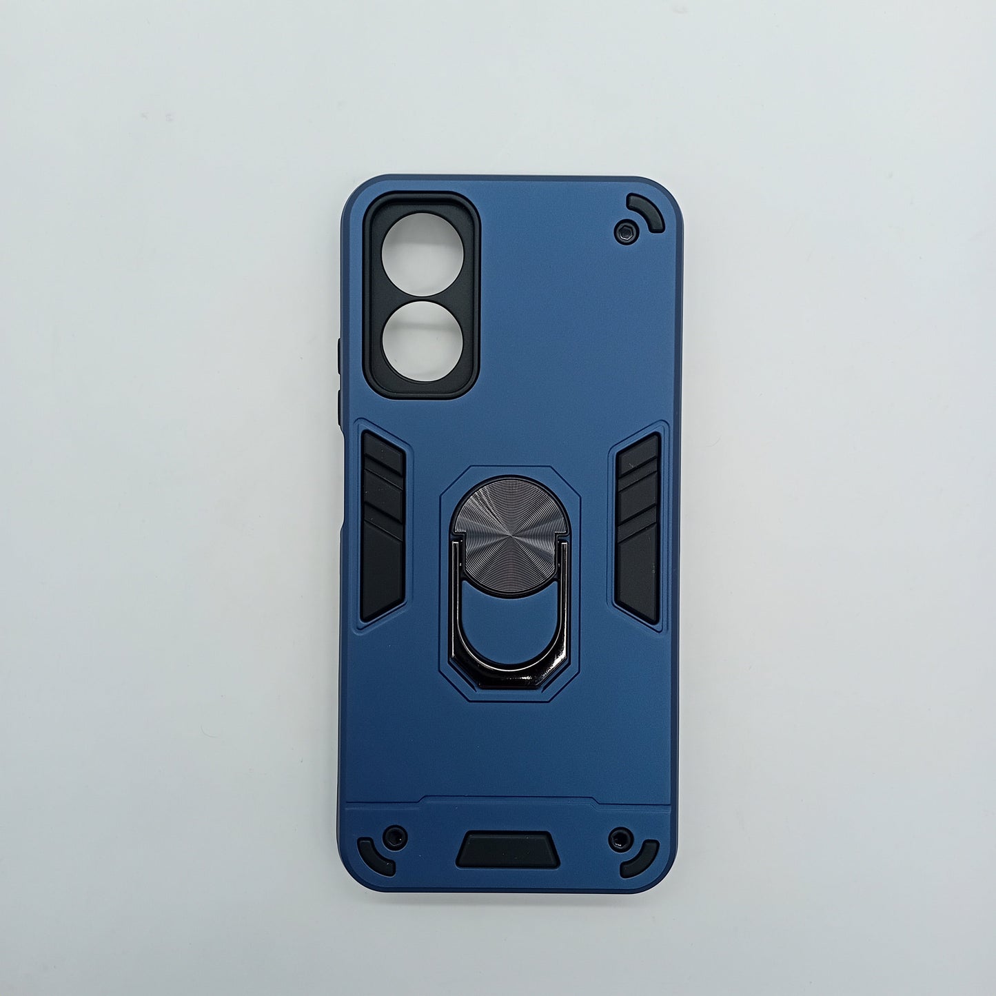 OPPO A17 Shockproof Hard PC Case with Ring Holder Slim Cover