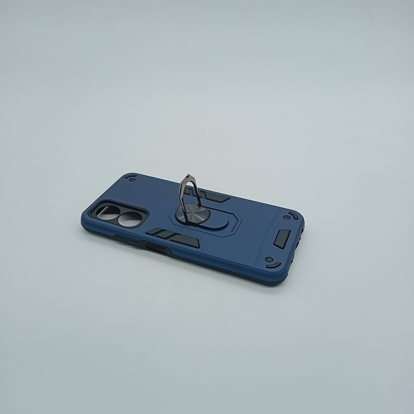 OPPO A17 Shockproof Hard PC Case with Ring Holder Slim Cover