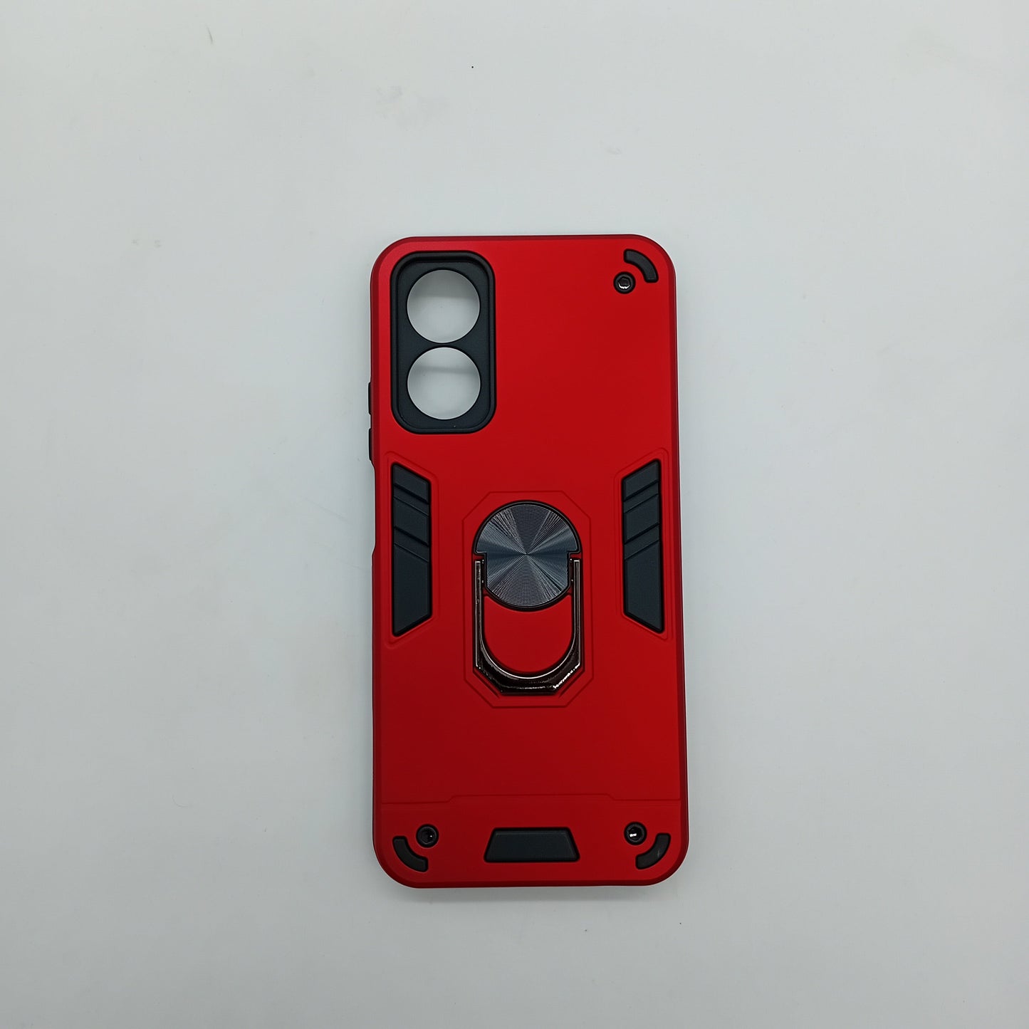 OPPO A17 Shockproof Hard PC Case with Ring Holder Slim Cover