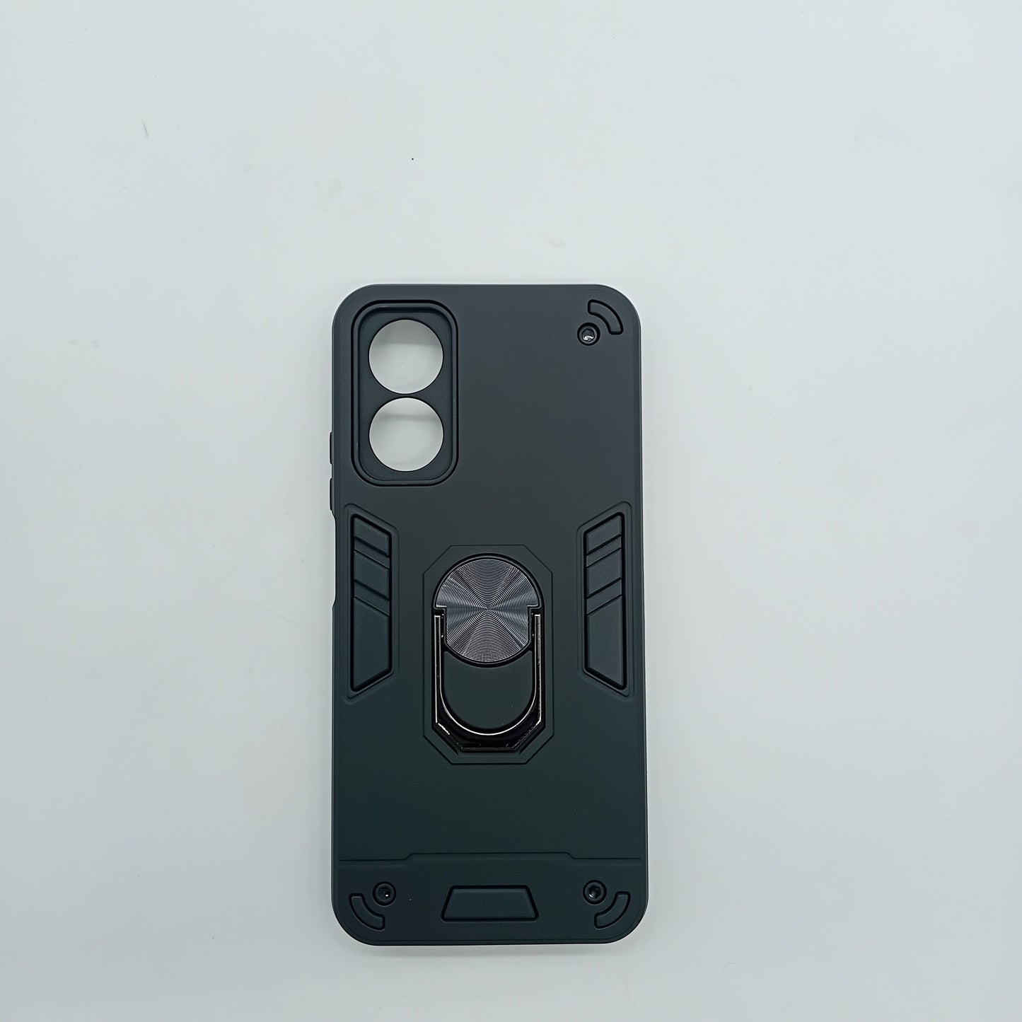 OPPO A17 Shockproof Hard PC Case with Ring Holder Slim Cover