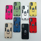 Samsung A03s Hard PC Case w/ Ring Holder, Shockproof Slim Cover