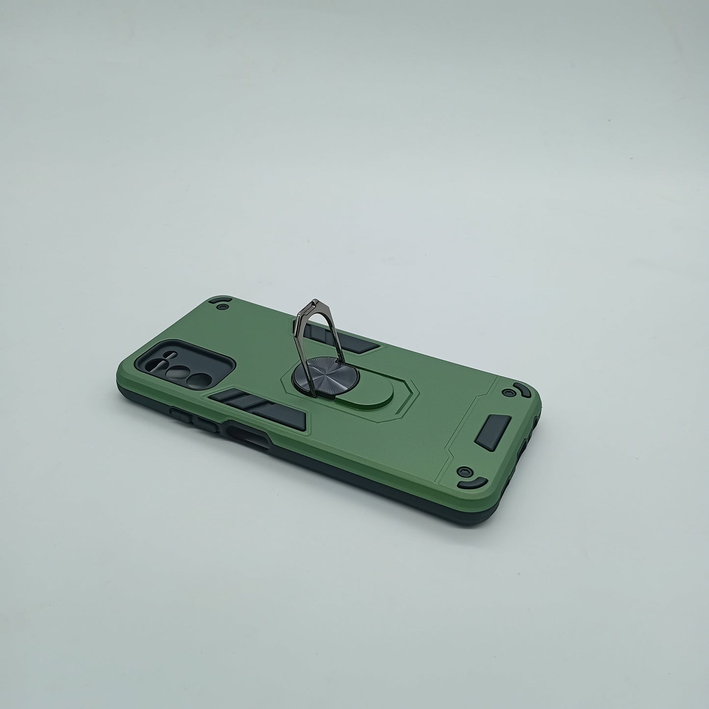 Samsung A03s Hard PC Case w/ Ring Holder, Shockproof Slim Cover