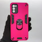 Samsung A03s Hard PC Case w/ Ring Holder, Shockproof Slim Cover