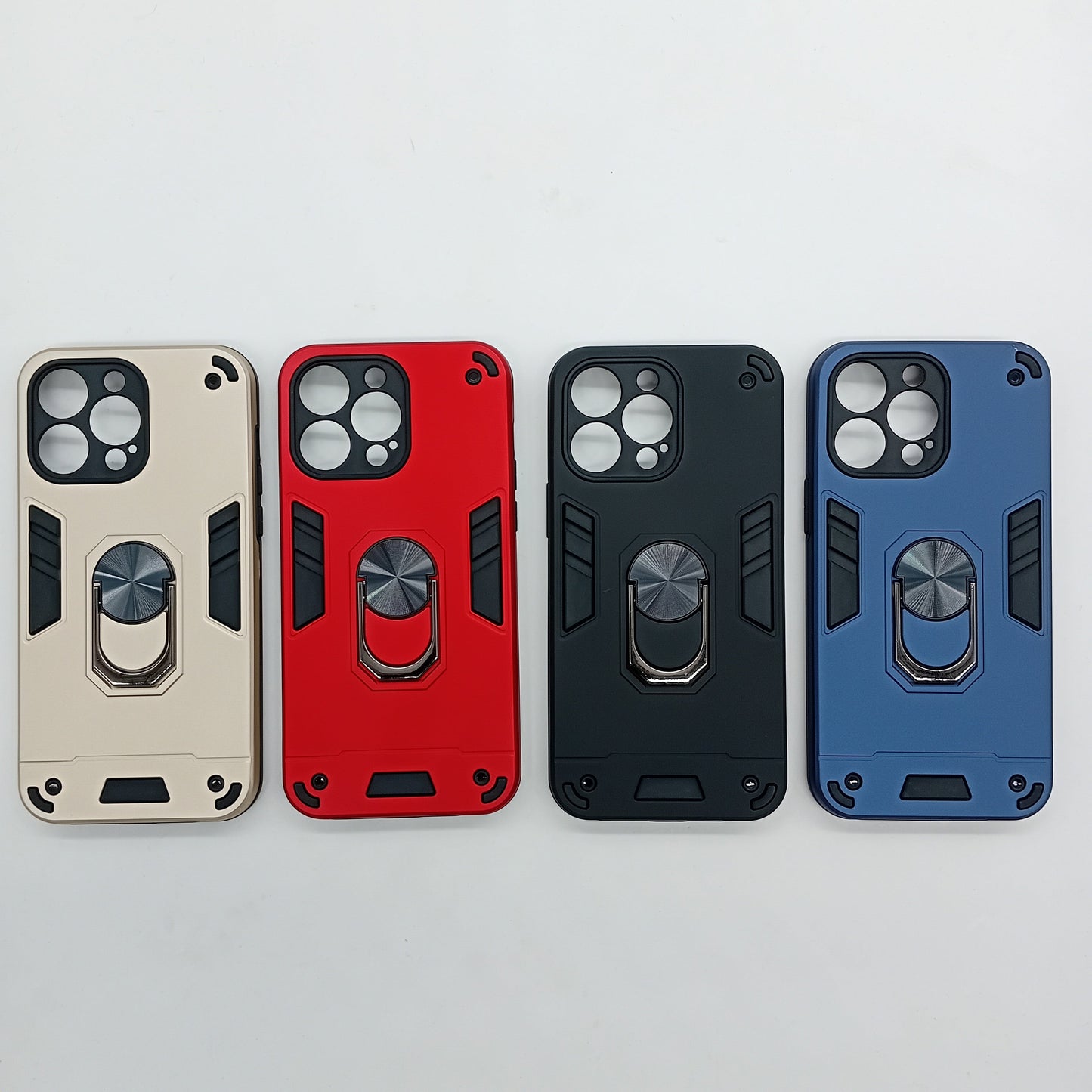 iPhone 14 Pro Max Slim Shockproof Hard Case with Ring Holder