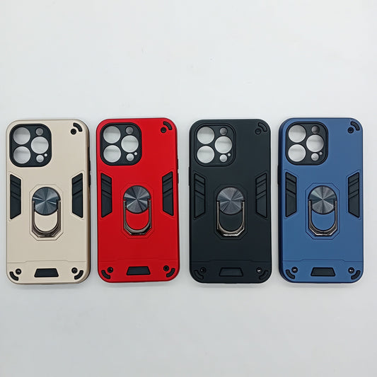 iPhone 14 Pro Max Slim Shockproof Hard Case with Ring Holder