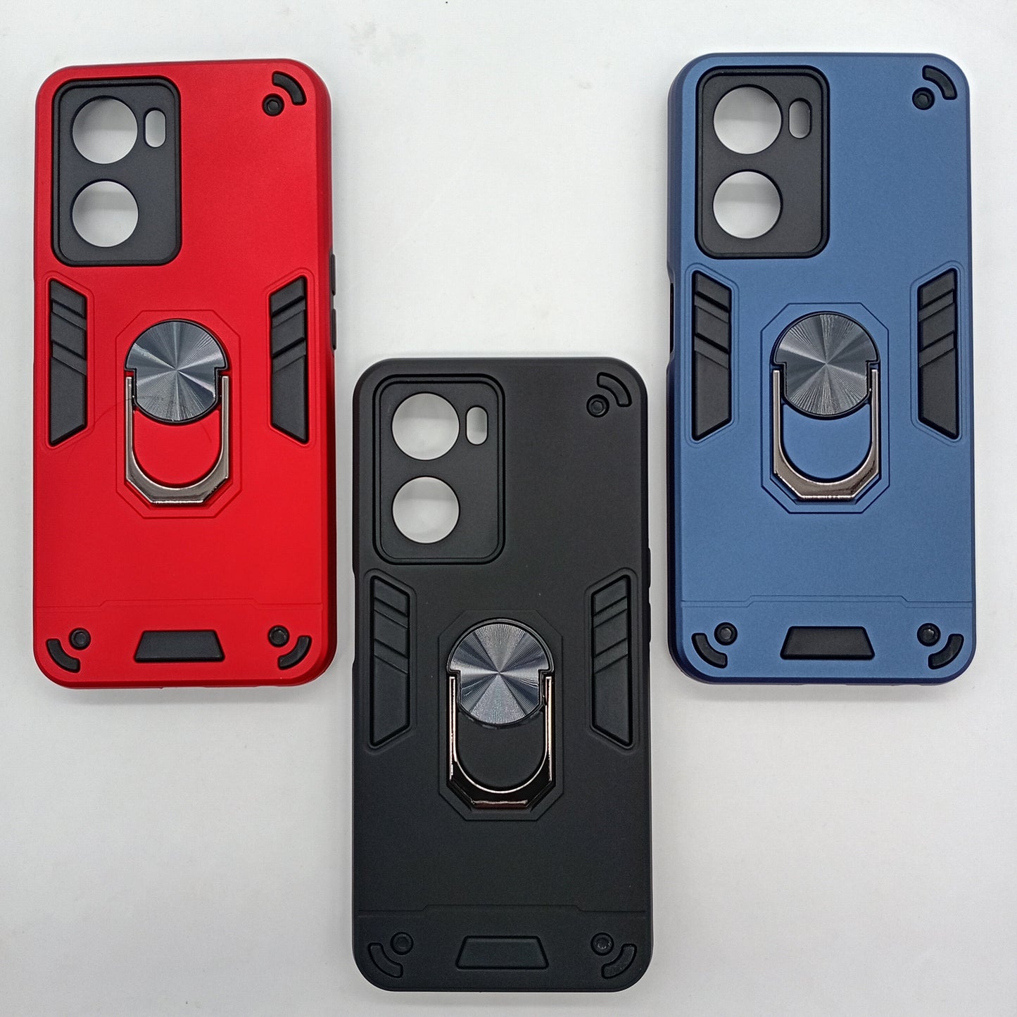 OPPO A57 4G Shockproof Hard Case with Ring Holder