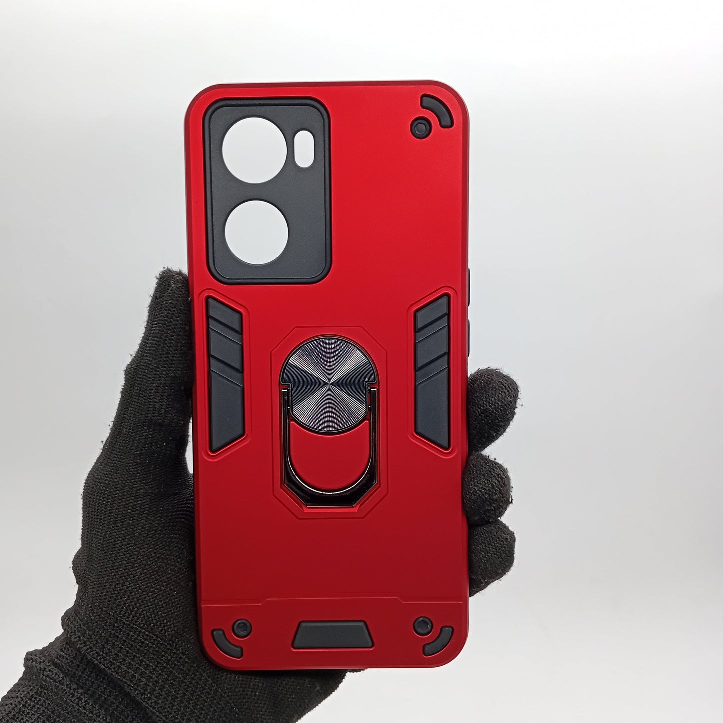 OPPO A57 4G Shockproof Hard Case with Ring Holder