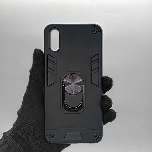 Vivo Y1s Y91c Y93 Hard PC Shockproof Case with Ring Holder