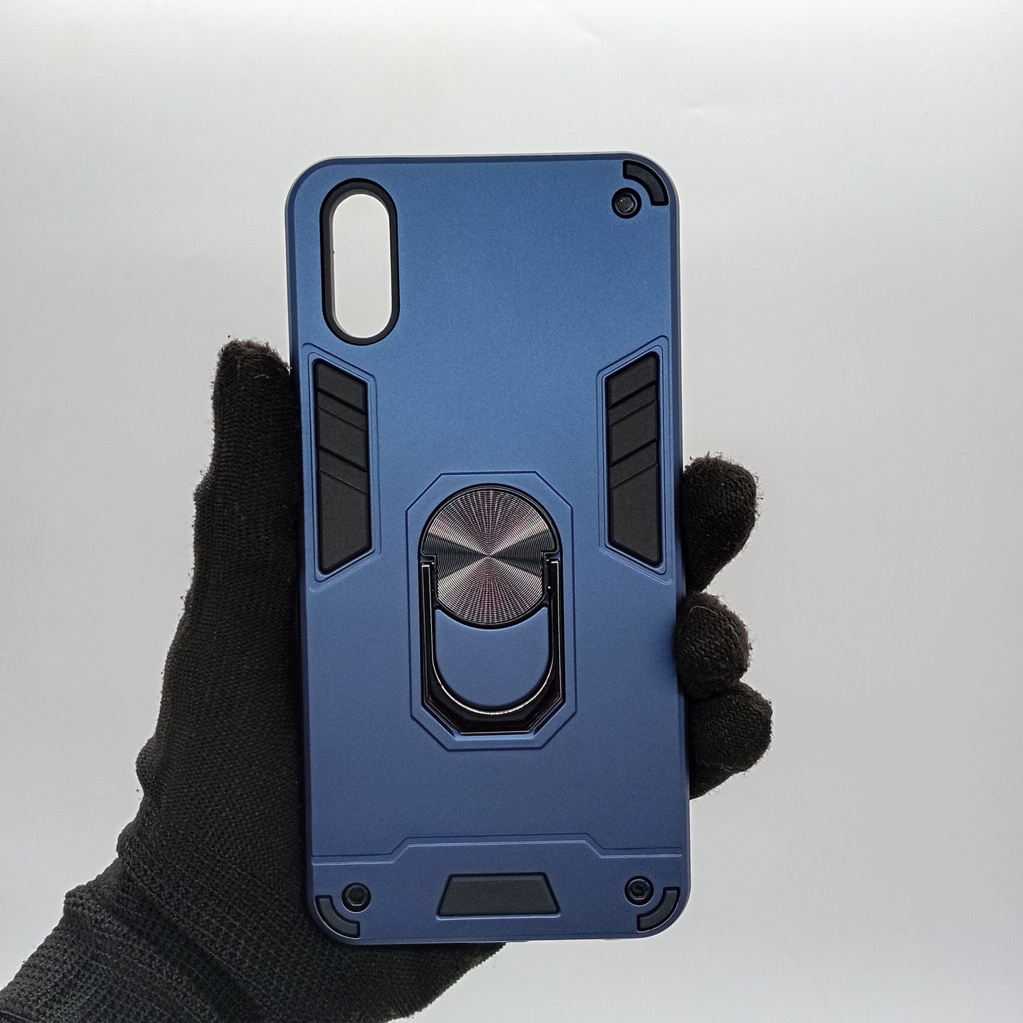 Vivo Y1s Y91c Y93 Hard PC Shockproof Case with Ring Holder