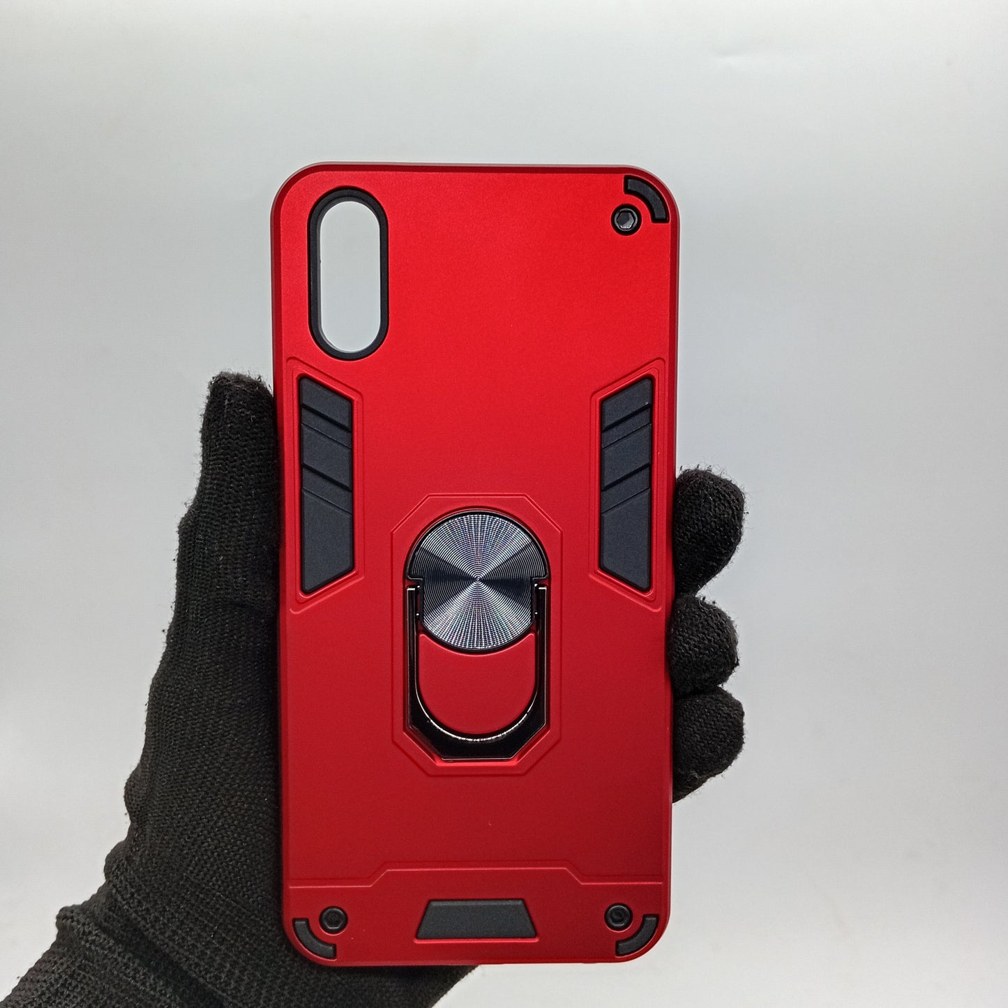 Vivo Y1s Y91c Y93 Hard PC Shockproof Case with Ring Holder
