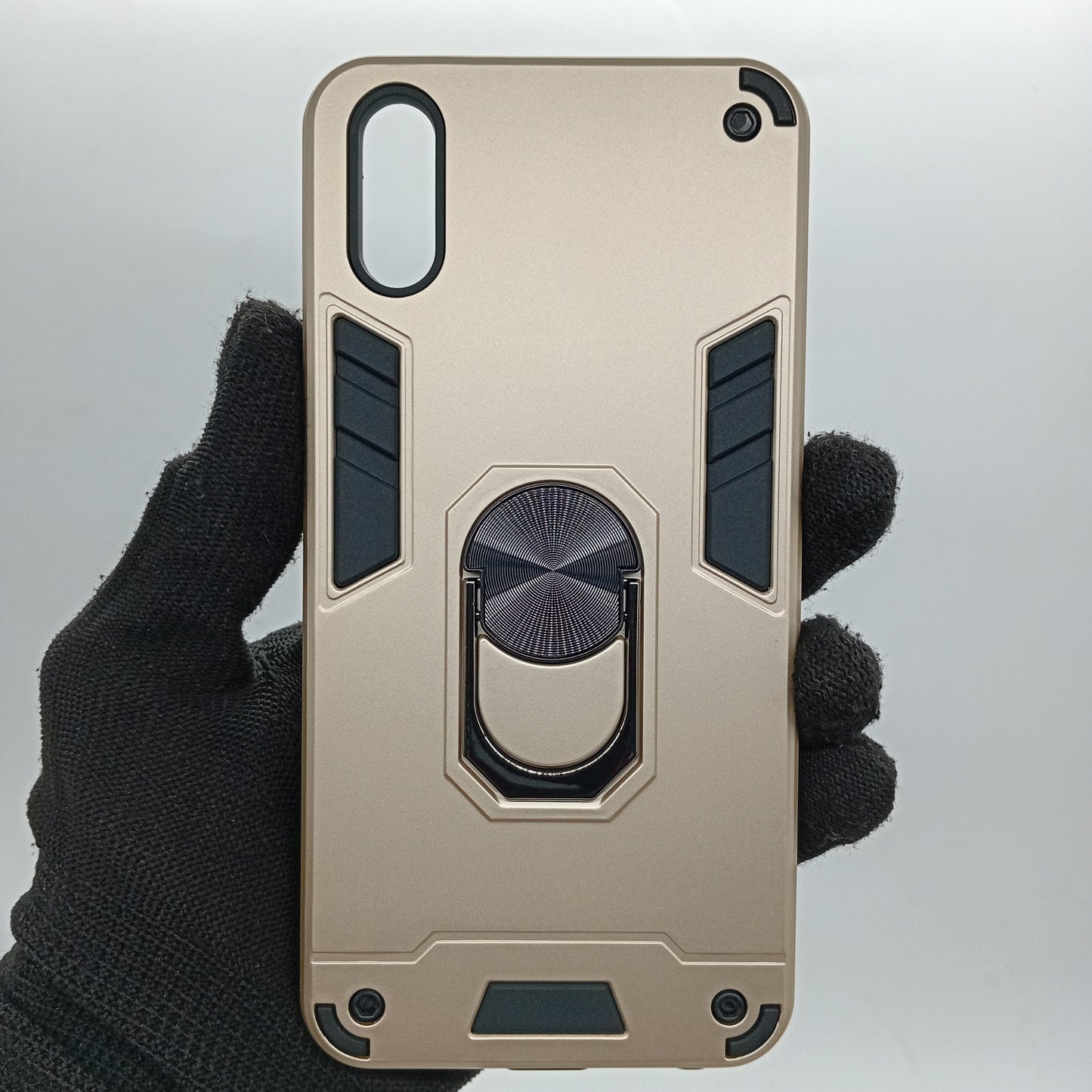 Vivo Y1s Y91c Y93 Hard PC Shockproof Case with Ring Holder