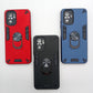 Redmi Note 10 Hard PC Case with Ring Holder - Shockproof Slim Cover