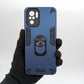 Redmi Note 10 Hard PC Case with Ring Holder - Shockproof Slim Cover