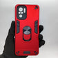 Redmi Note 10 Hard PC Case with Ring Holder - Shockproof Slim Cover