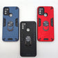 Infinix Smart 5 Hard PC Case: Shockproof Slim Cover with Ring Holder