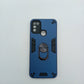 Infinix Smart 5 Hard PC Case: Shockproof Slim Cover with Ring Holder