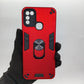 Infinix Smart 5 Hard PC Case: Shockproof Slim Cover with Ring Holder