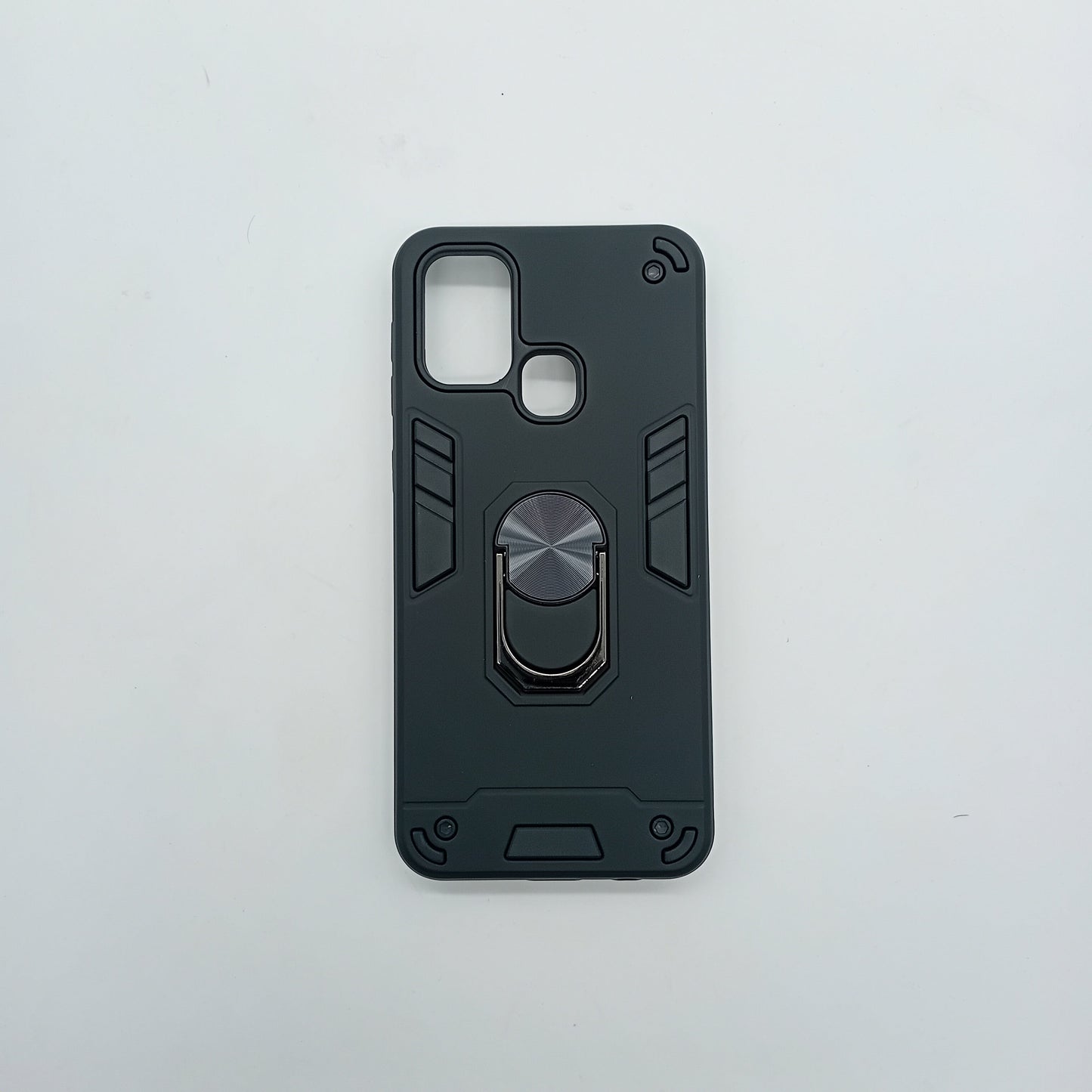 Samsung M31 Shockproof Ring Holder Case - Slim Hard Cover