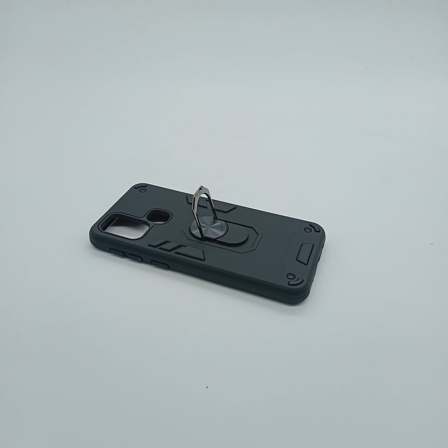 Samsung M31 Shockproof Ring Holder Case - Slim Hard Cover