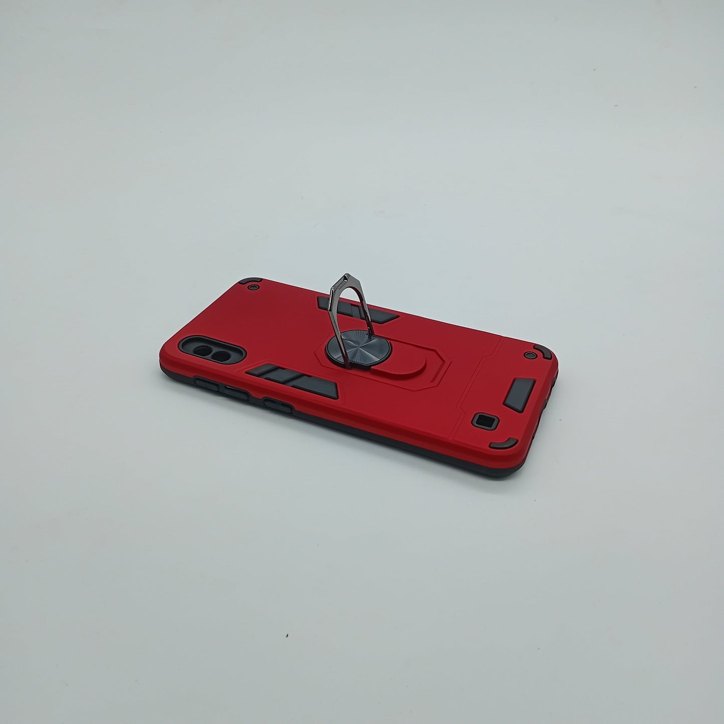 Samsung A10 Hard PC Case | Ring Holder, Shockproof Slim Cover