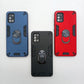 Samsung A31 Hard PC Case with Ring Holder - Shockproof Slim Cover
