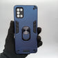Samsung A31 Hard PC Case with Ring Holder - Shockproof Slim Cover