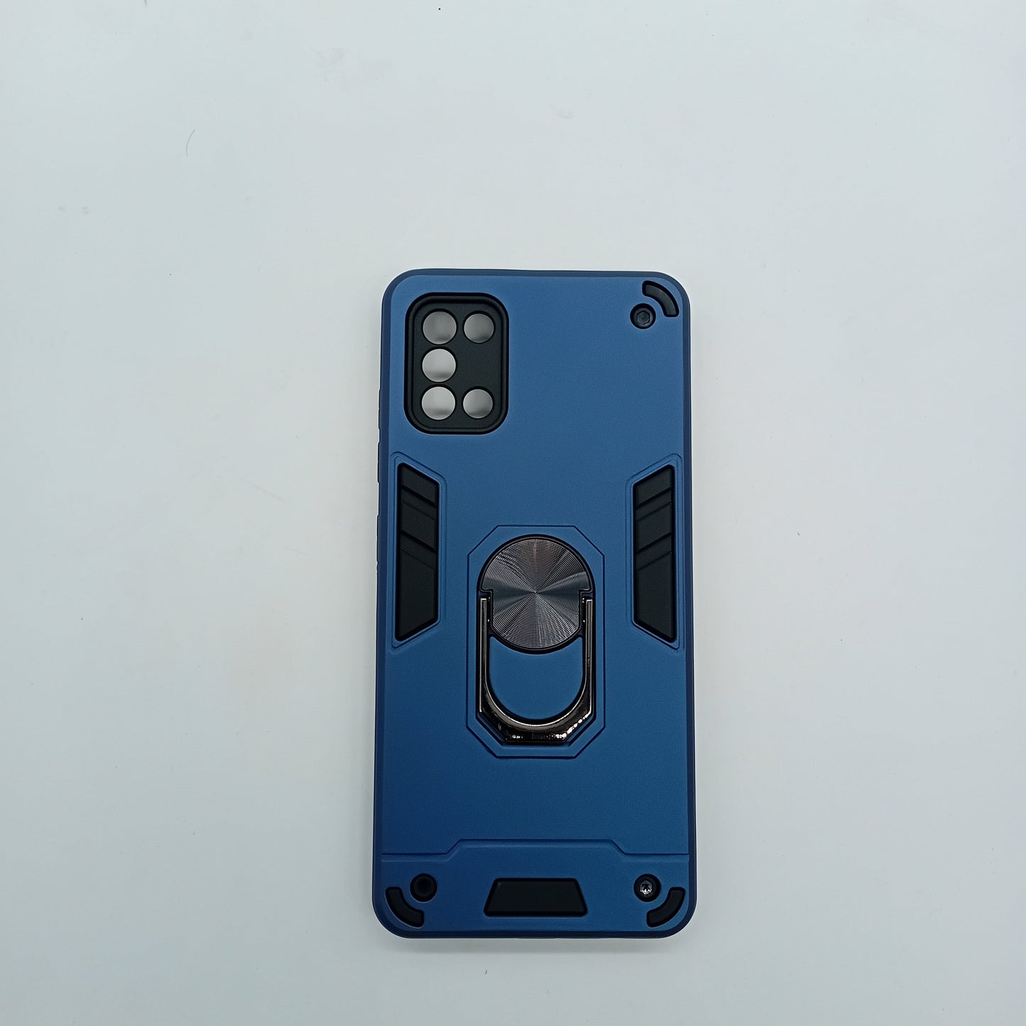 Samsung A31 Hard PC Case with Ring Holder - Shockproof Slim Cover