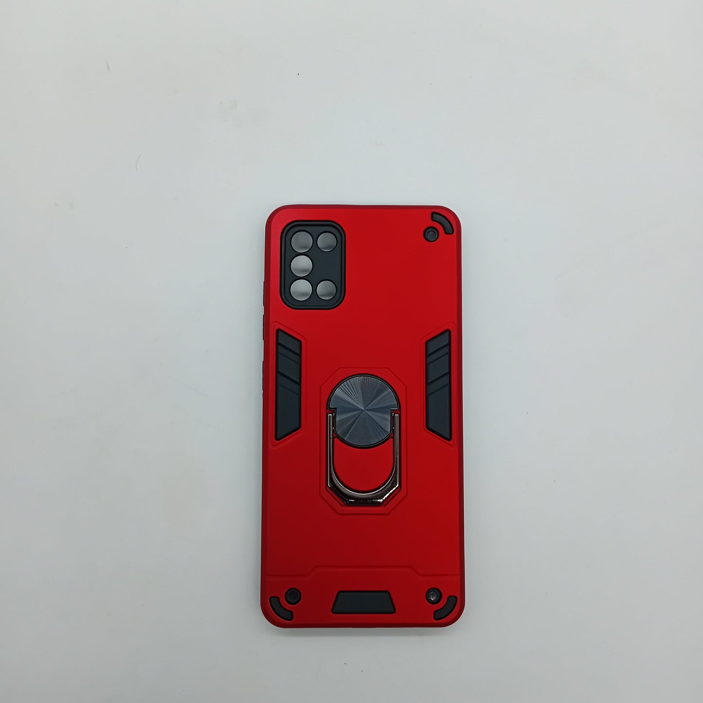 Samsung A31 Hard PC Case with Ring Holder - Shockproof Slim Cover