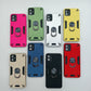 Samsung A05 Hard PC Case with Ring Holder - Shockproof Slim Cover