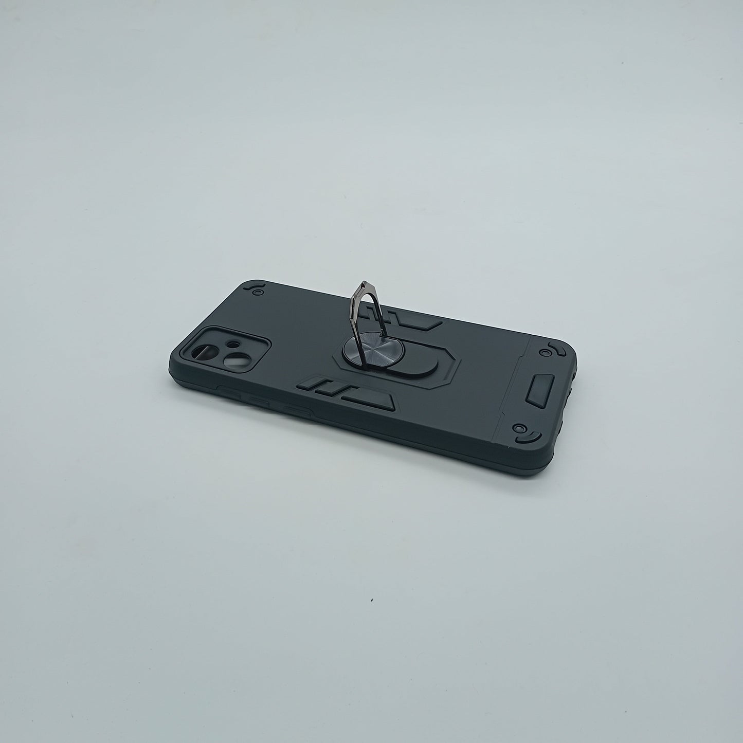 Samsung A05 Hard PC Case with Ring Holder - Shockproof Slim Cover