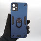 Samsung A05 Hard PC Case with Ring Holder - Shockproof Slim Cover