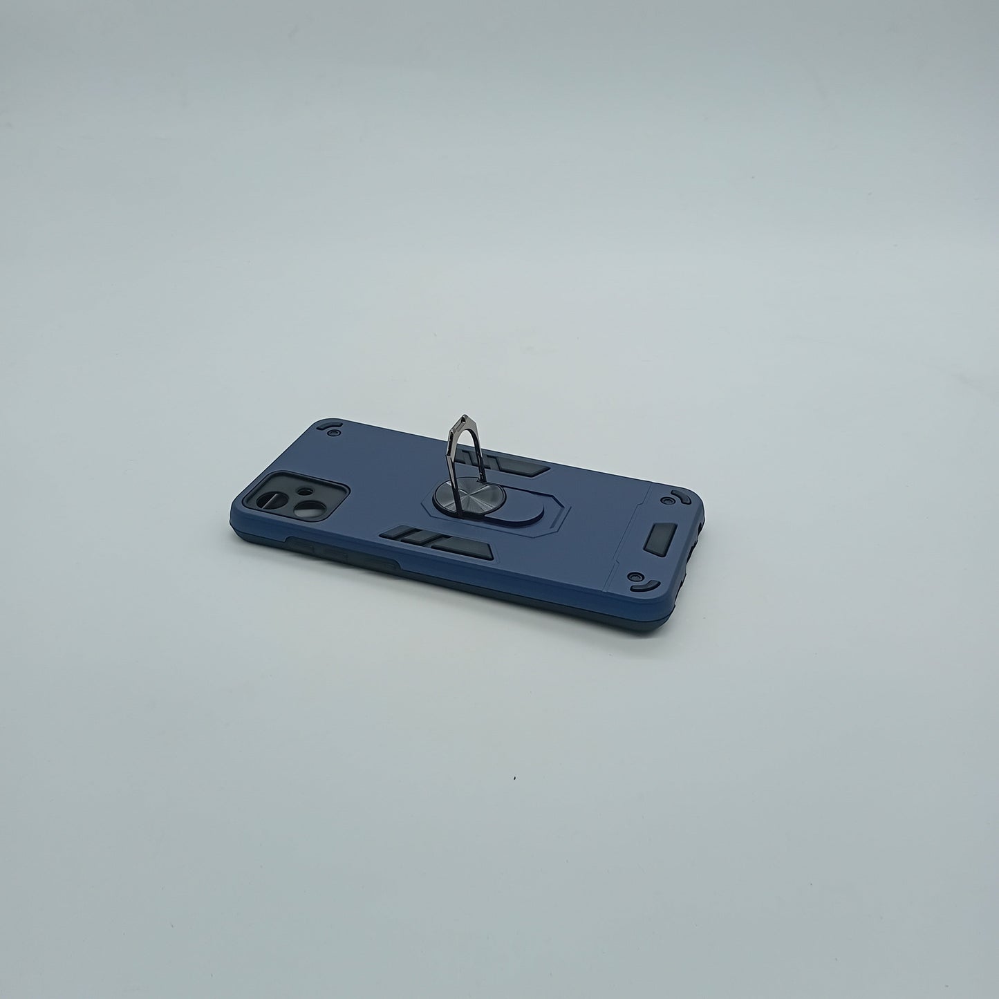 Samsung A05 Hard PC Case with Ring Holder - Shockproof Slim Cover