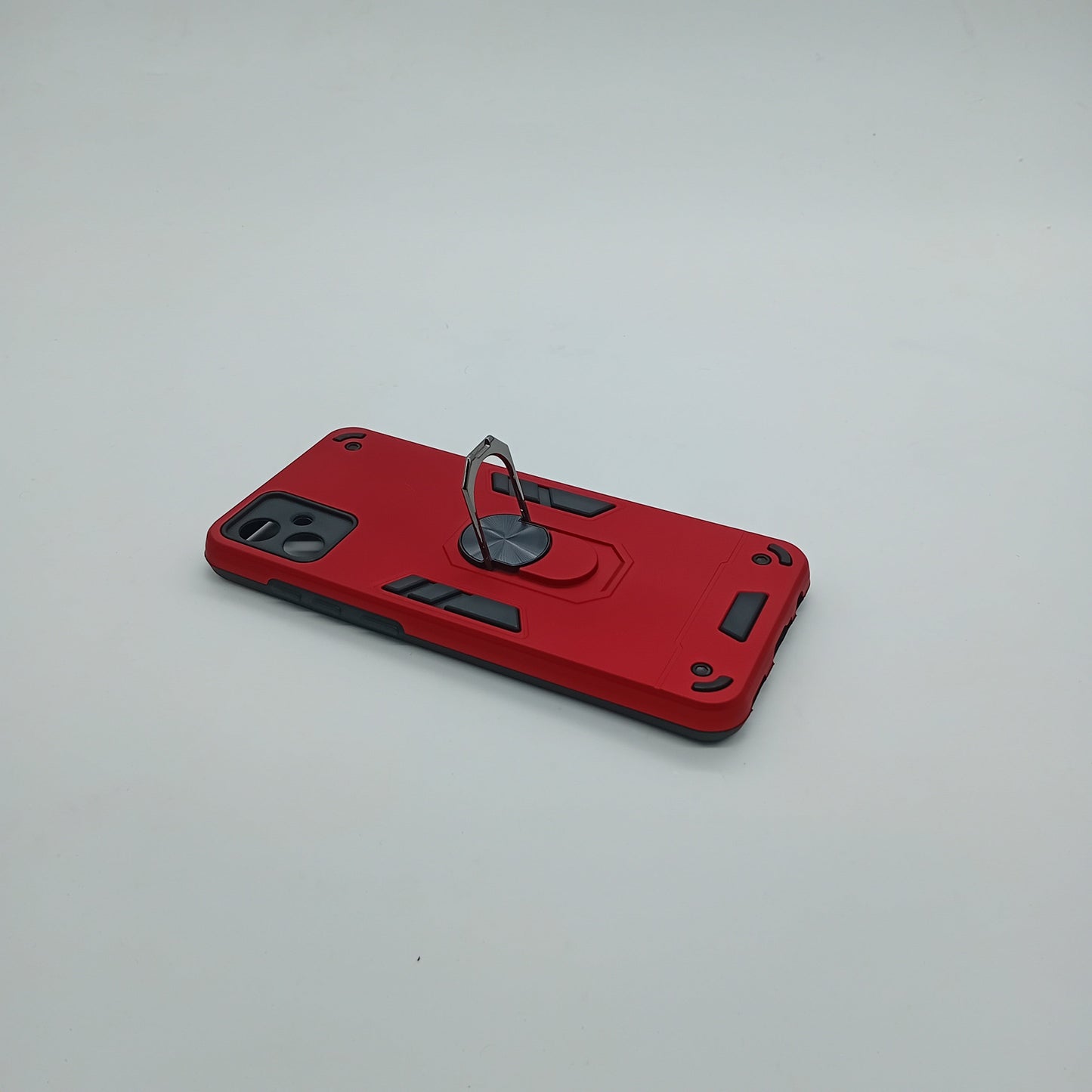 Samsung A05 Hard PC Case with Ring Holder - Shockproof Slim Cover