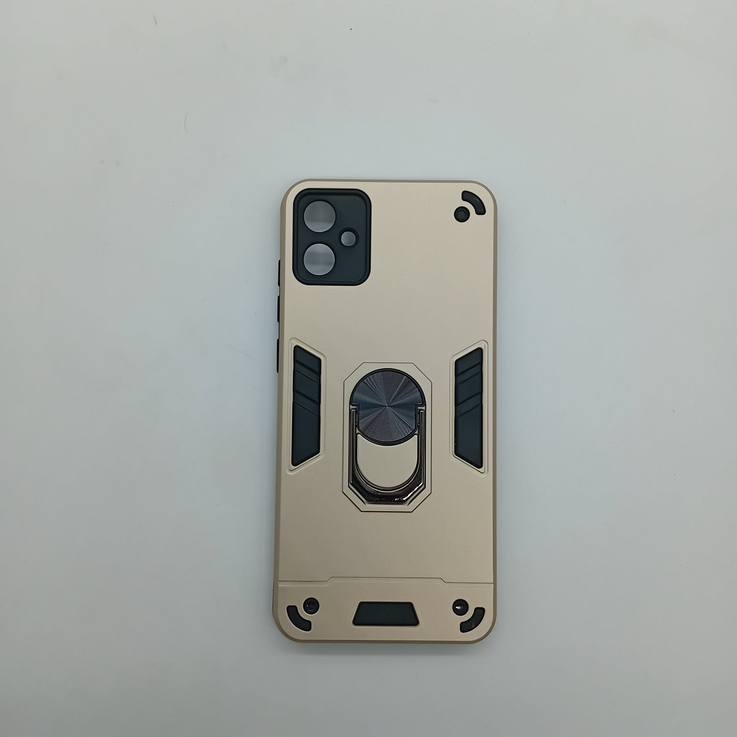 Samsung A05 Hard PC Case with Ring Holder - Shockproof Slim Cover