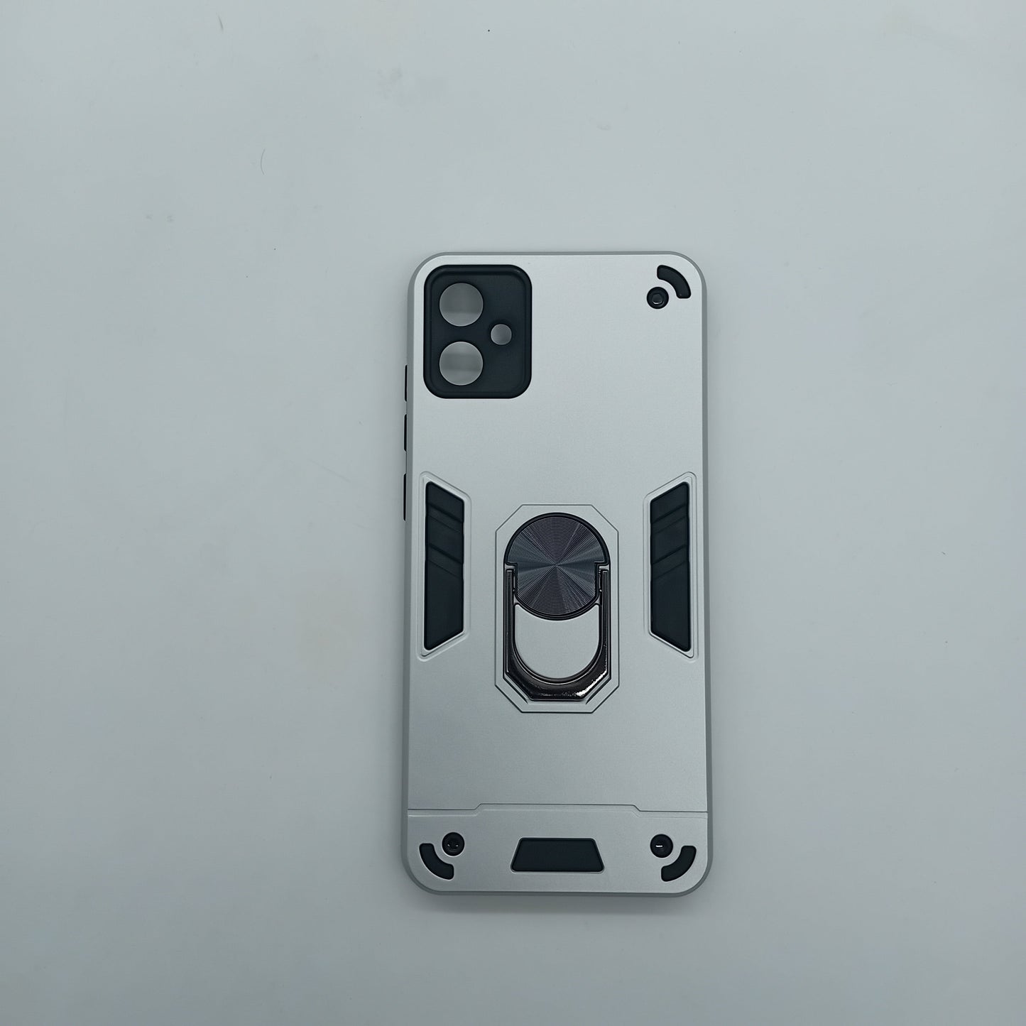 Samsung A05 Hard PC Case with Ring Holder - Shockproof Slim Cover