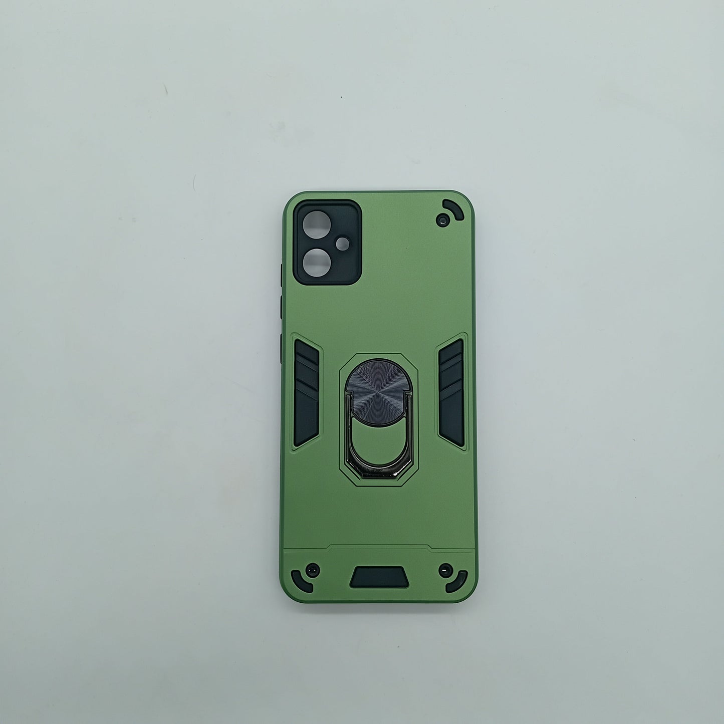 Samsung A05 Hard PC Case with Ring Holder - Shockproof Slim Cover