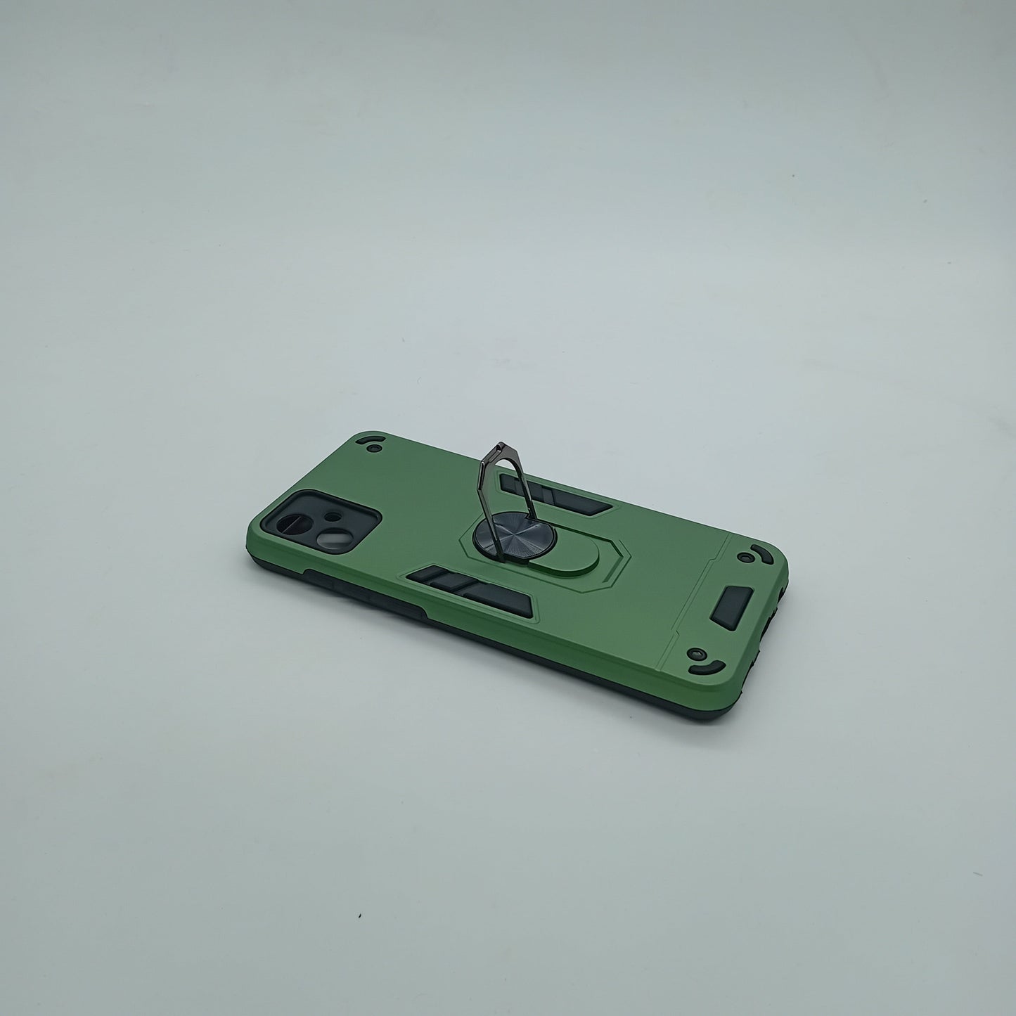 Samsung A05 Hard PC Case with Ring Holder - Shockproof Slim Cover