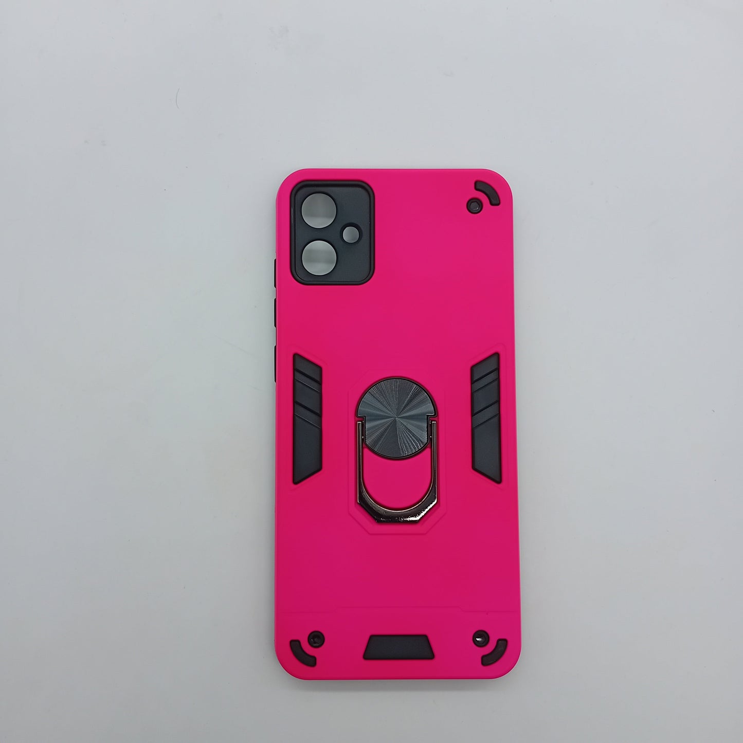 Samsung A05 Hard PC Case with Ring Holder - Shockproof Slim Cover