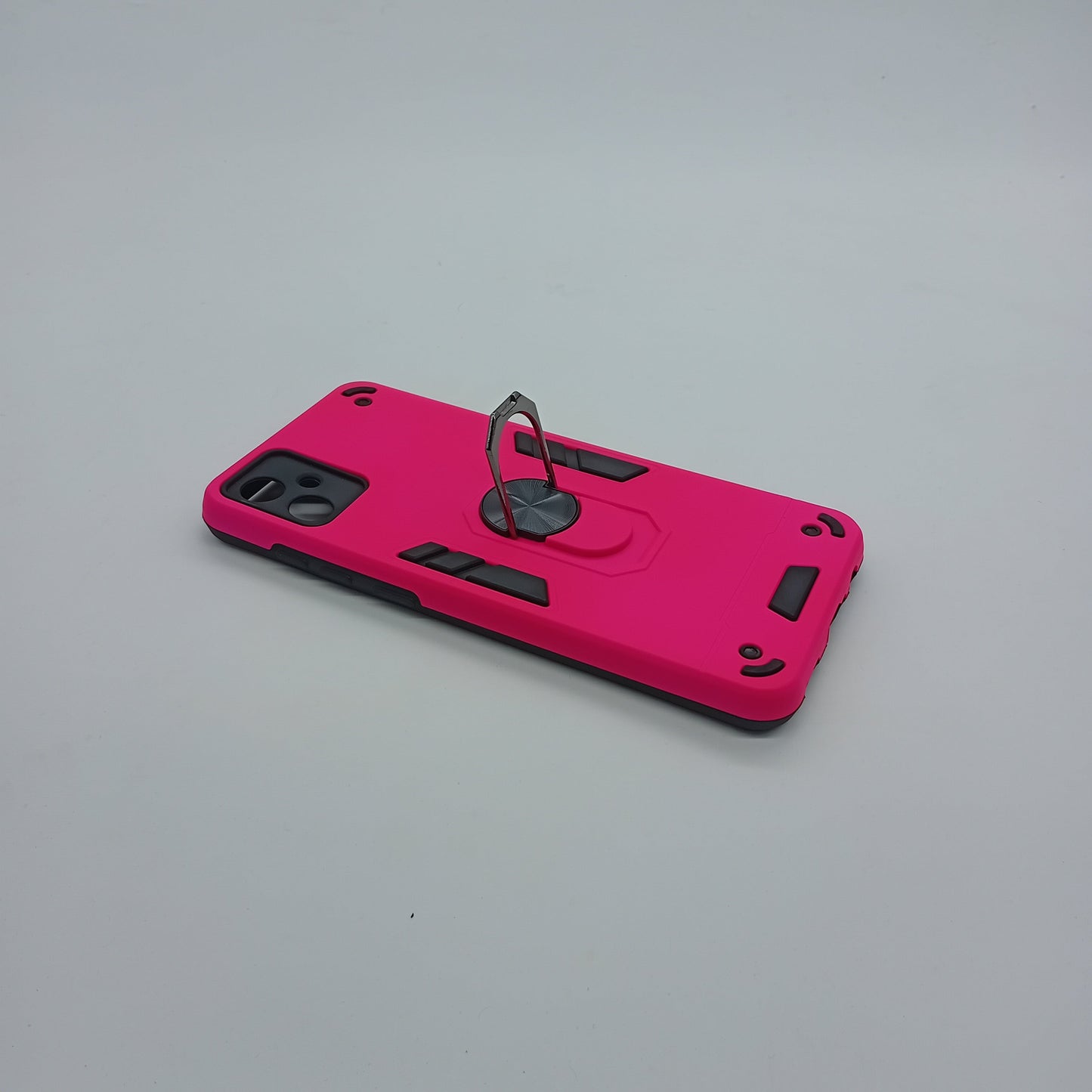 Samsung A05 Hard PC Case with Ring Holder - Shockproof Slim Cover