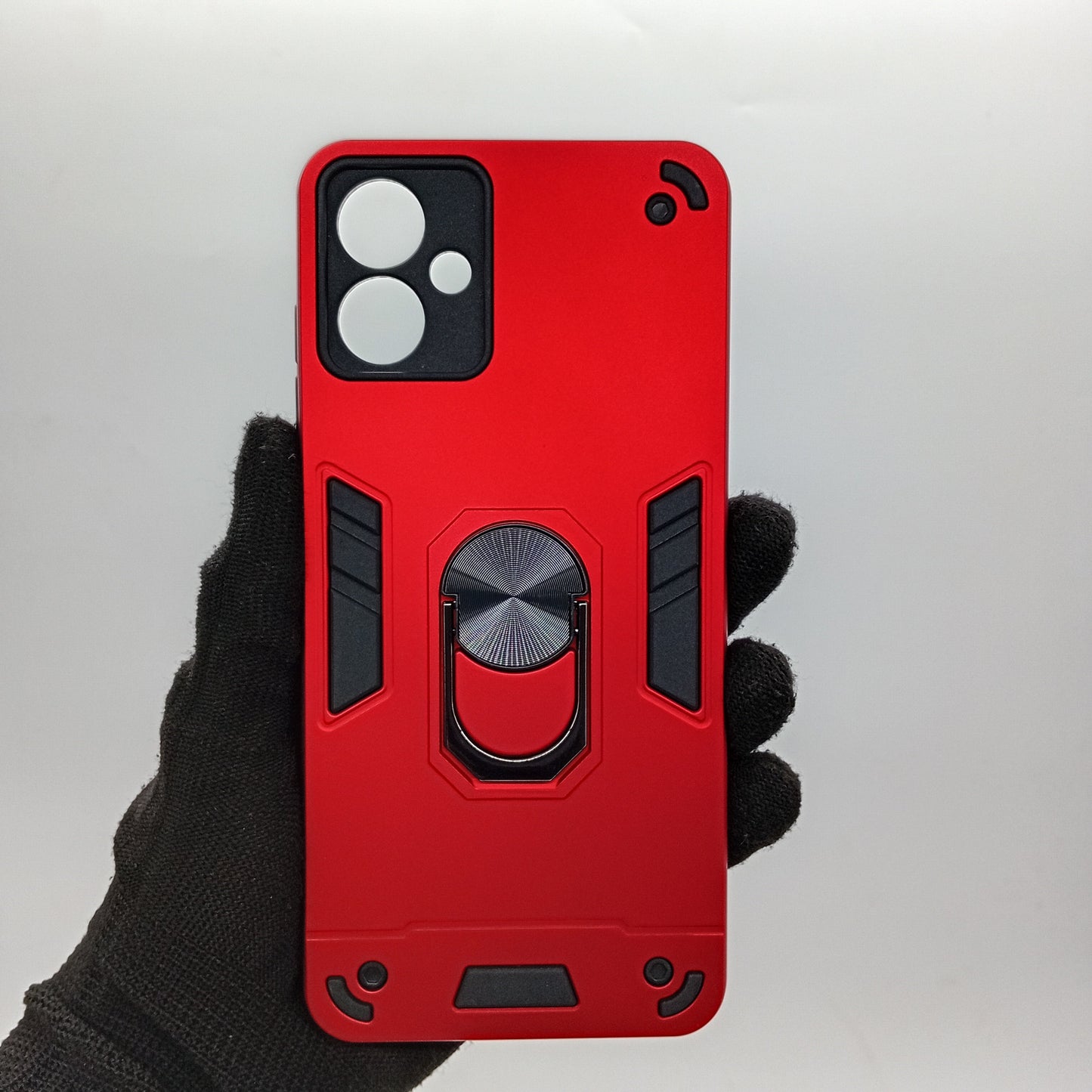 Samsung A06 Shockproof Hard PC Case with Ring Holder Slim Cover
