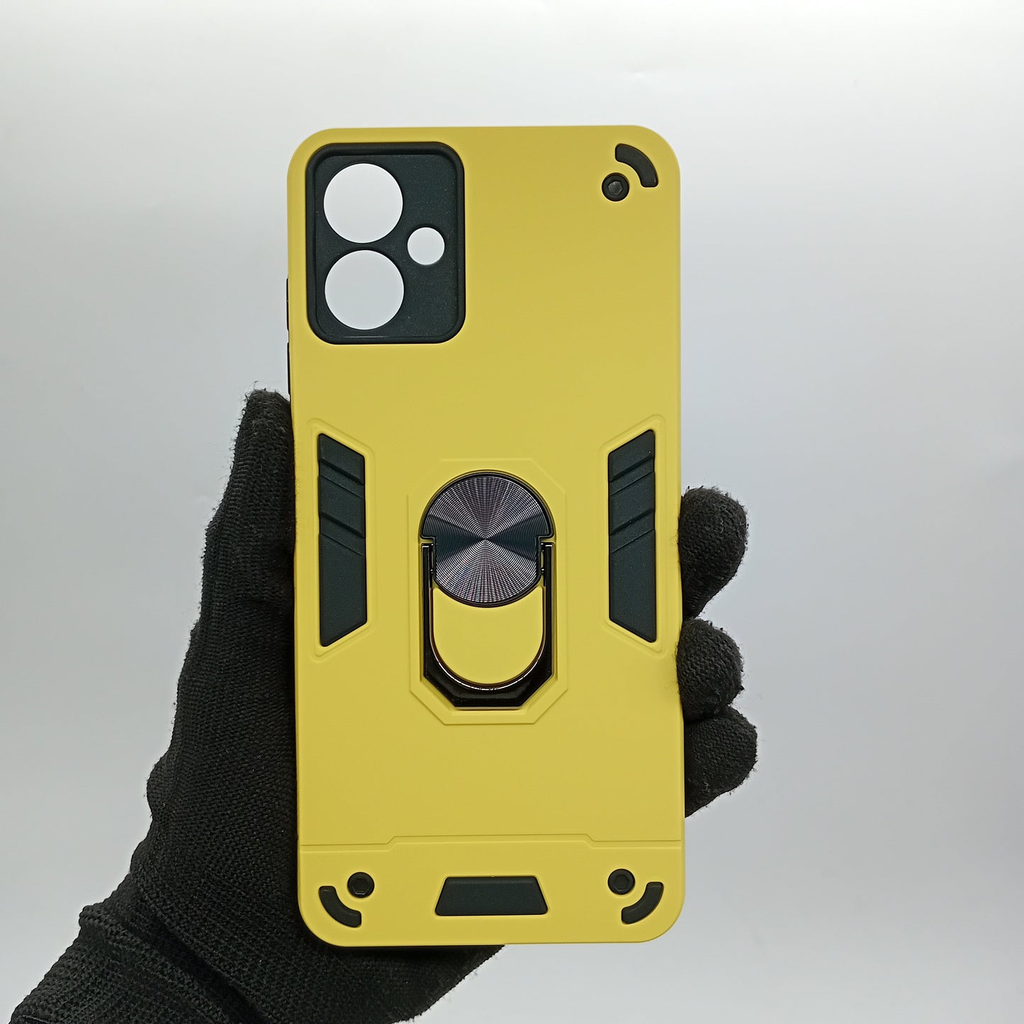 Samsung A06 Shockproof Hard PC Case with Ring Holder Slim Cover