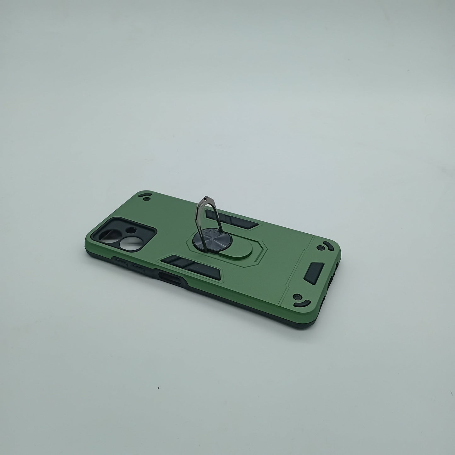 Samsung A06 Shockproof Hard PC Case with Ring Holder Slim Cover
