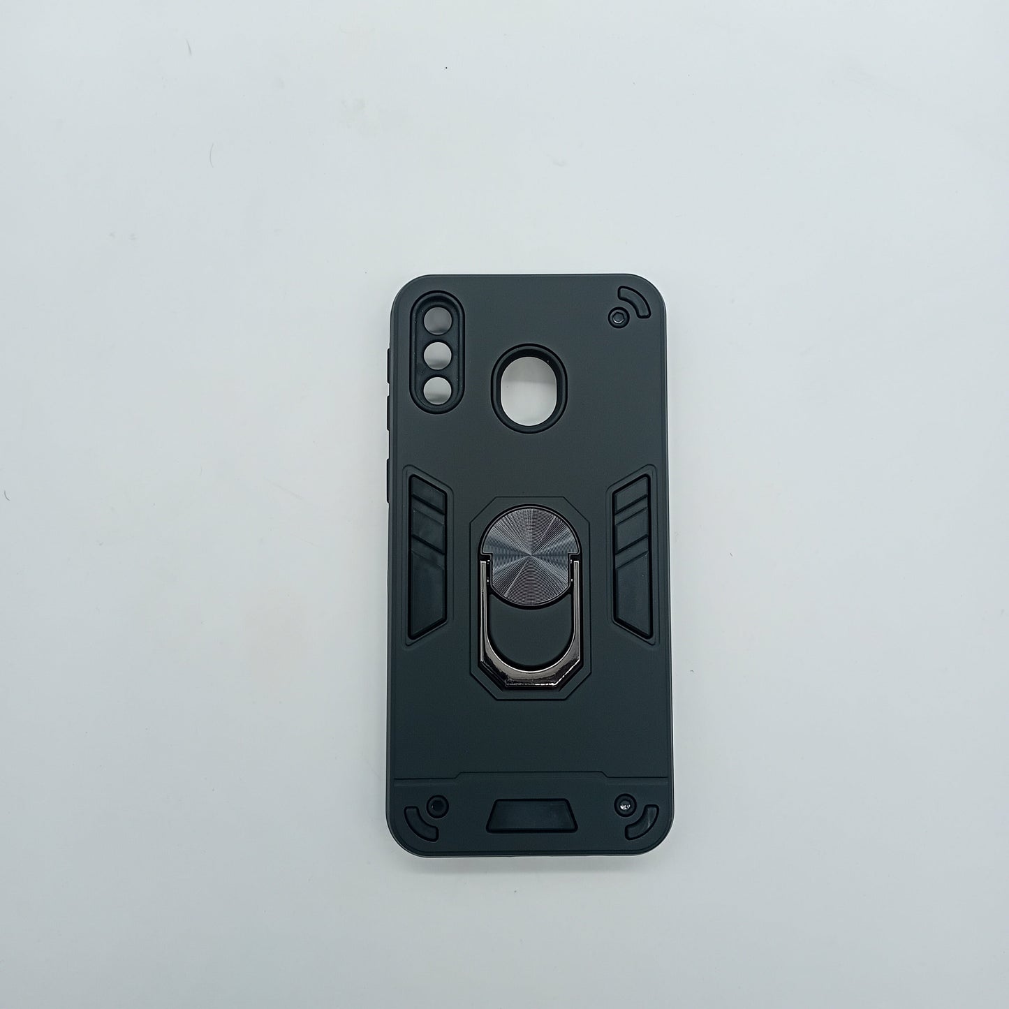 Samsung M20 Hard PC Shockproof Case with Ring Holder, Slim Back Cover