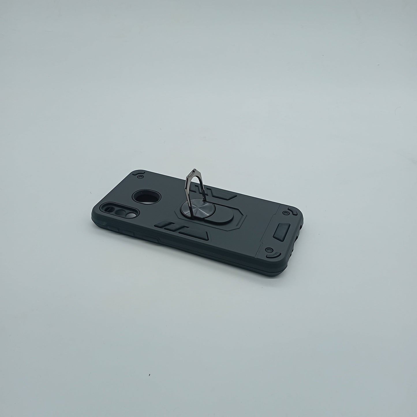 Samsung M20 Hard PC Shockproof Case with Ring Holder, Slim Back Cover