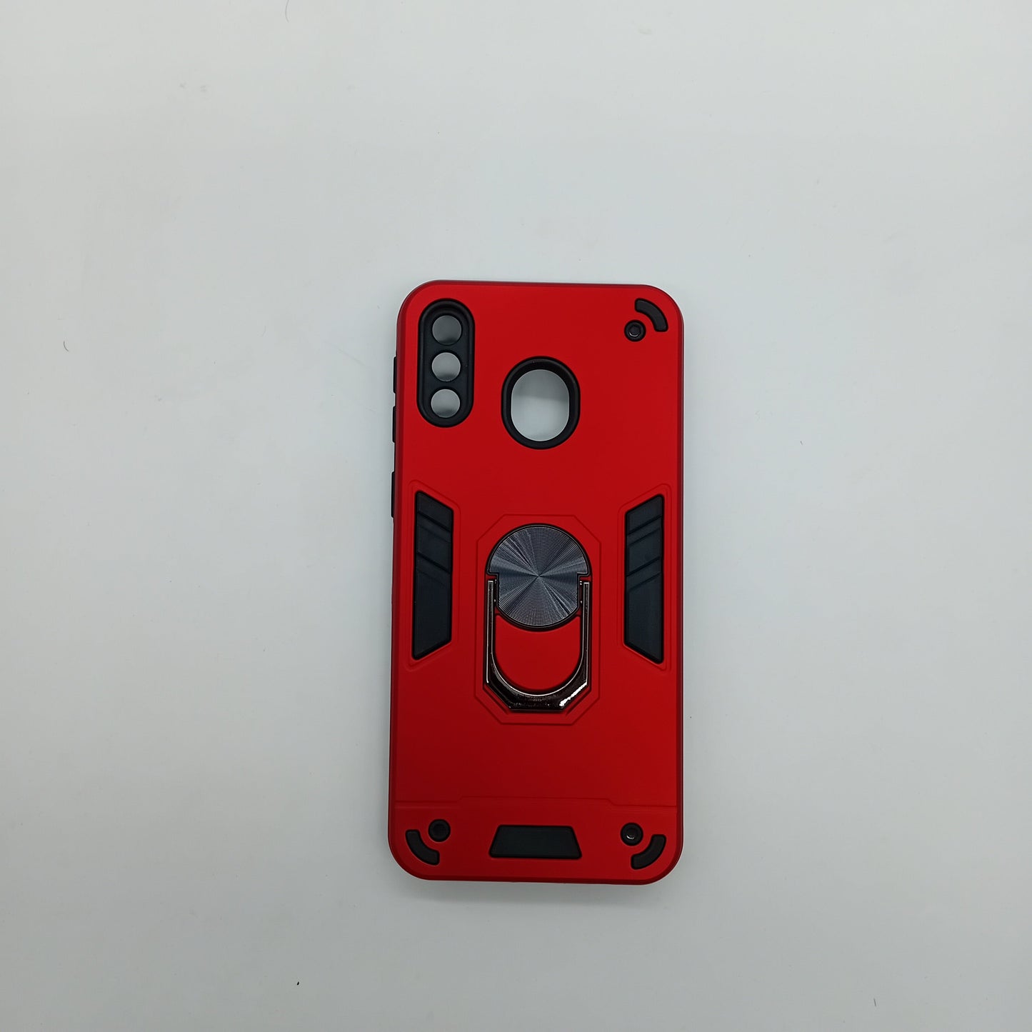 Samsung M20 Hard PC Shockproof Case with Ring Holder, Slim Back Cover