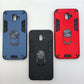Samsung J6 Plus Hard PC Shockproof Slim Case with Ring Holder