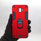 Samsung J6 Plus Hard PC Shockproof Slim Case with Ring Holder